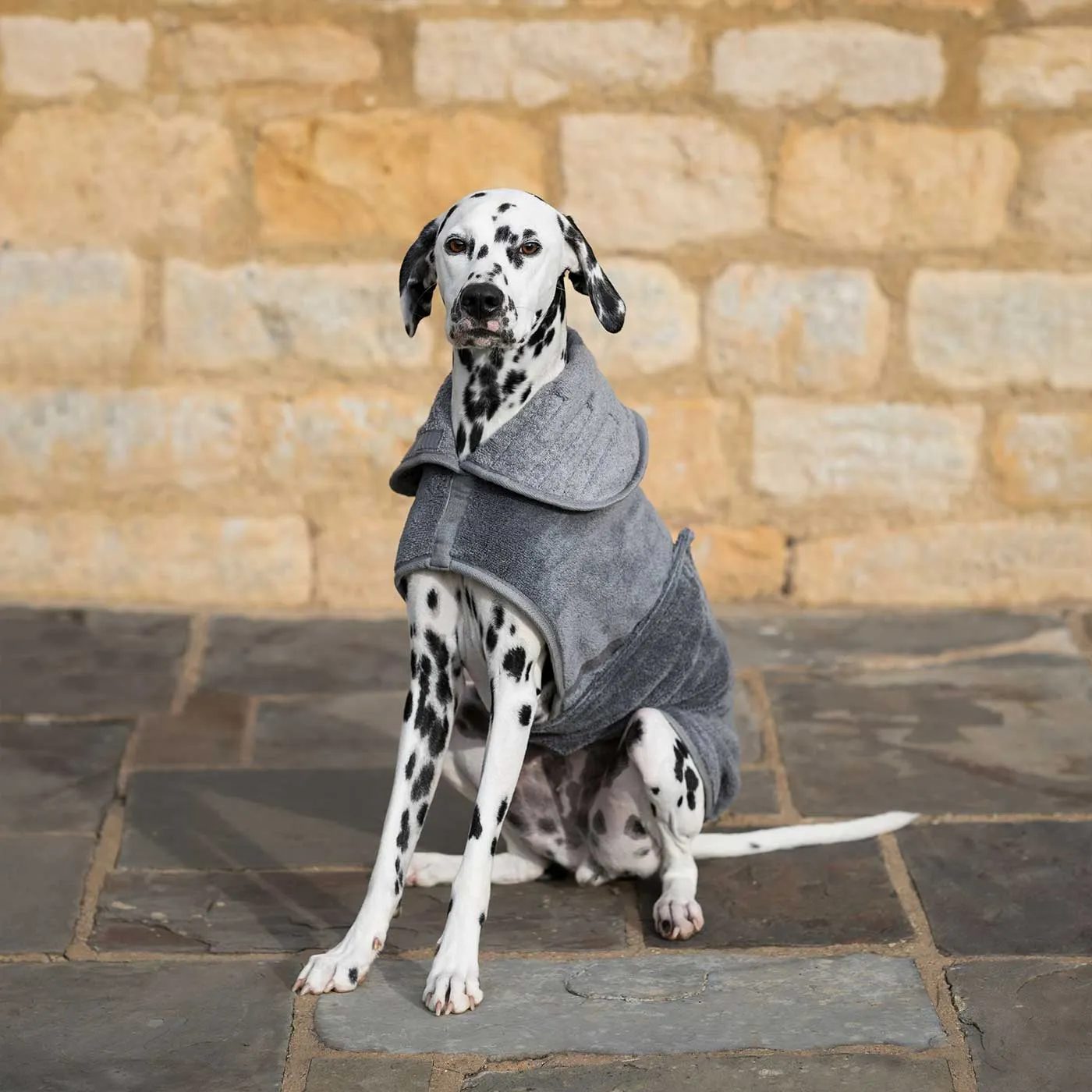 Bamboo Drying Coat in Gun Metal by Lords & Labradors