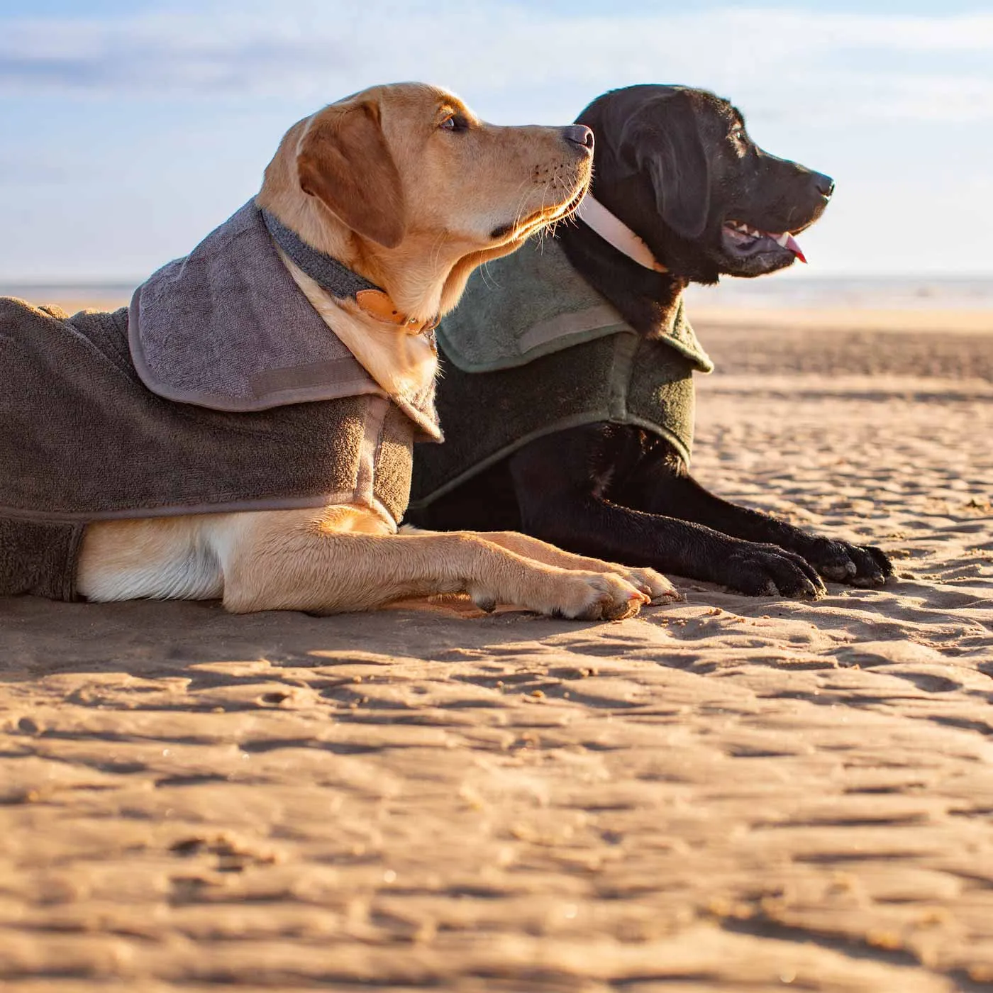 Bamboo Drying Coat in Gun Metal by Lords & Labradors