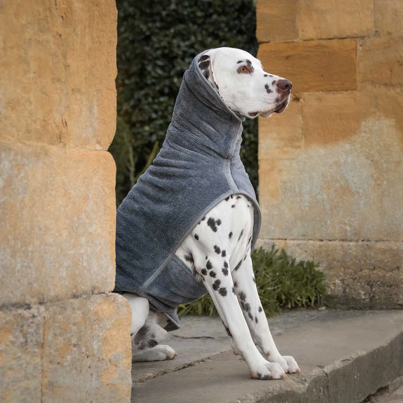 Bamboo Drying Coat in Gun Metal by Lords & Labradors