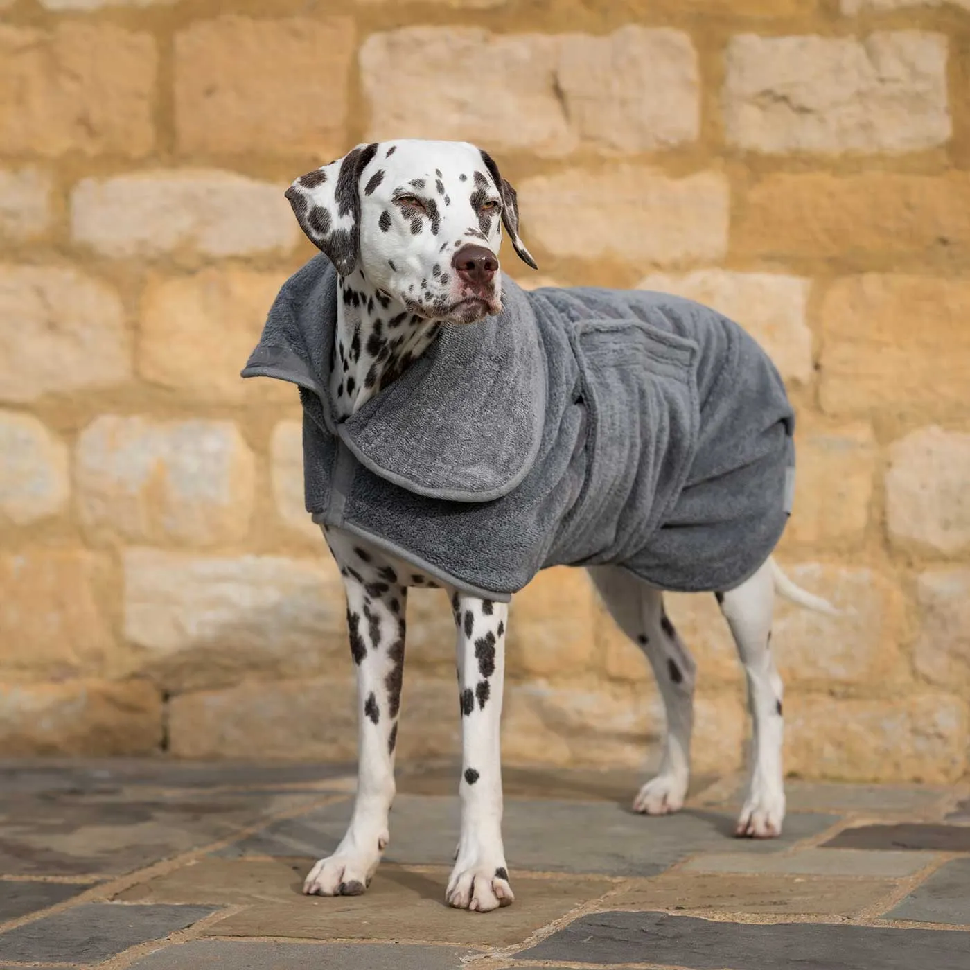 Bamboo Drying Coat in Gun Metal by Lords & Labradors