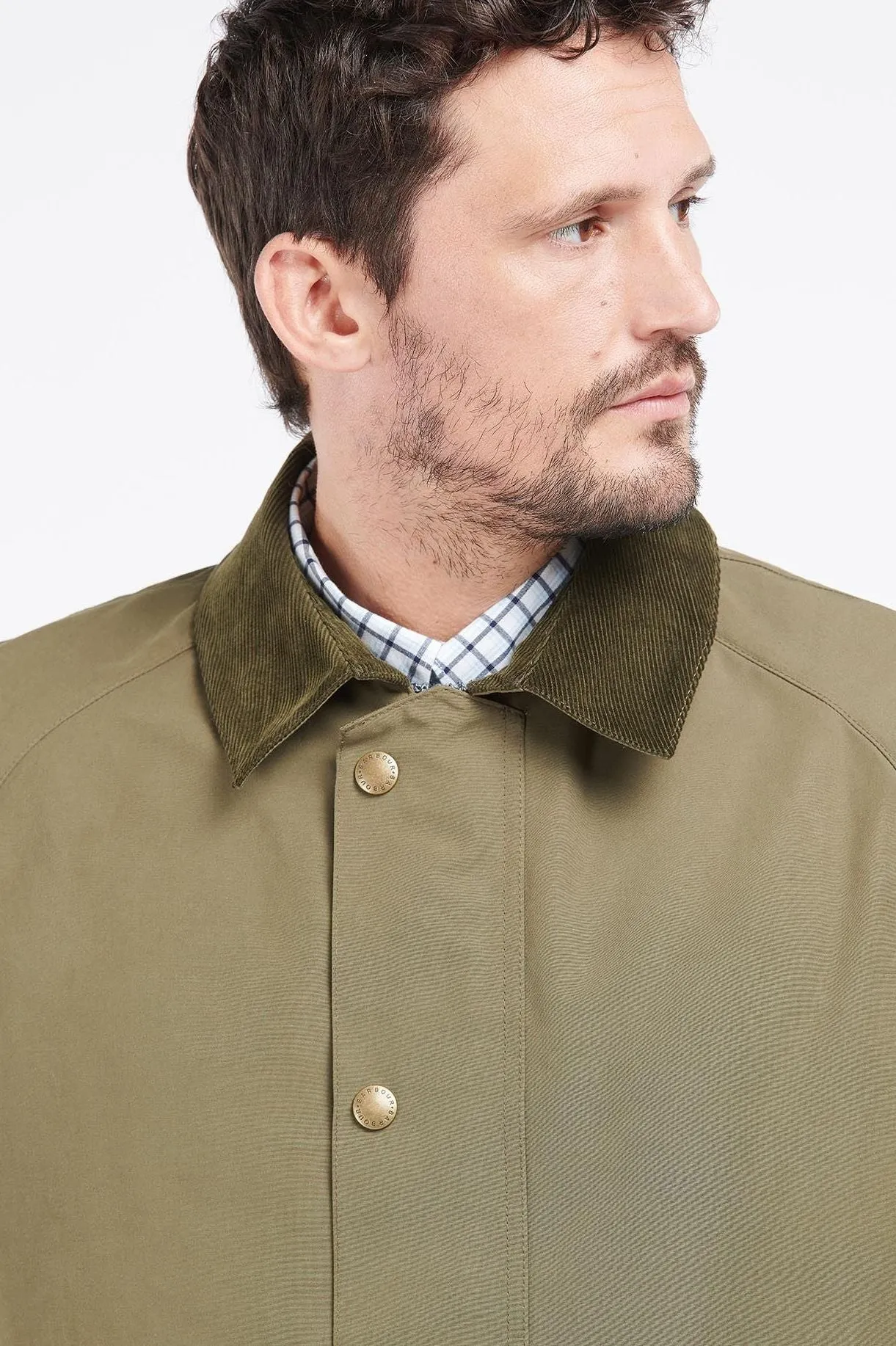 Barbour Clayton Casual Jacket in Olive MCA0780OL51