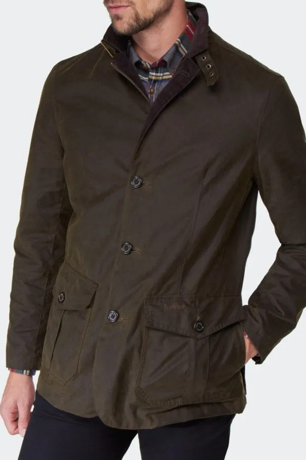 Barbour Lutz -Wax Jacket-Olive-MWX0566OL51