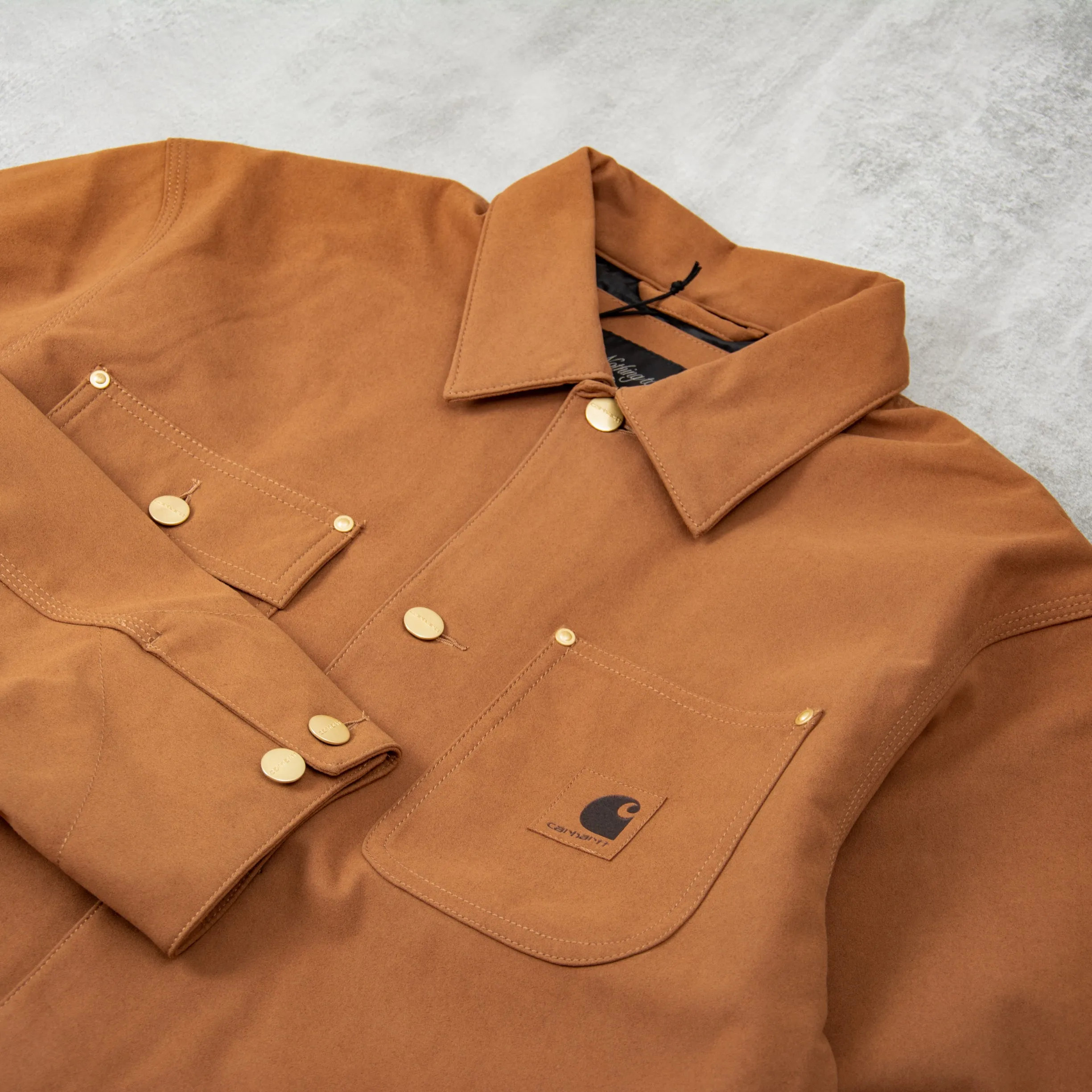 Carhartt WIP Michigan Artificial Suede / Leather - Hamilton Brown