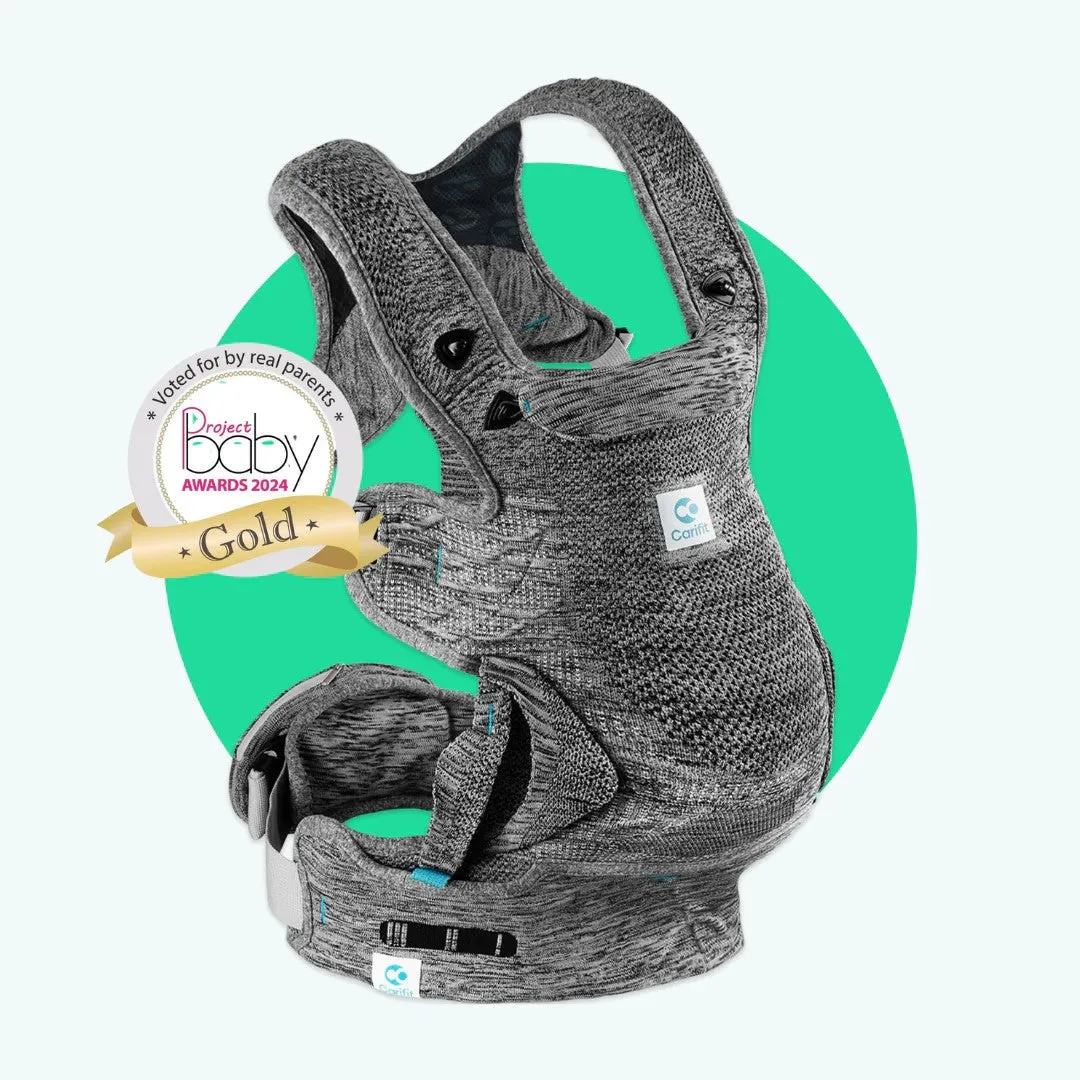 Carifit  multi position baby/toddler baby carrier - Grey Marl