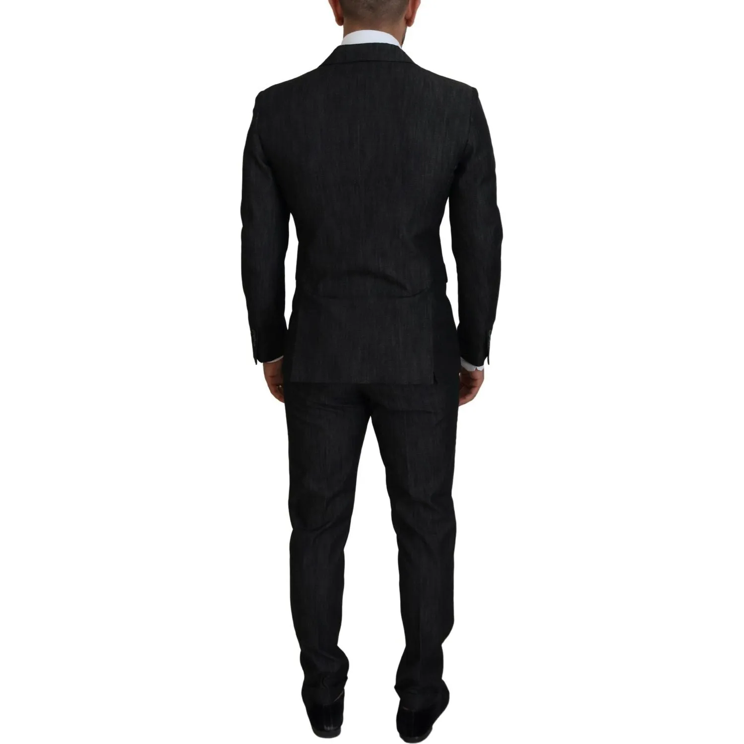 Dsquared² Black Cotton Single Breasted 2 Piece MIAMI Suit