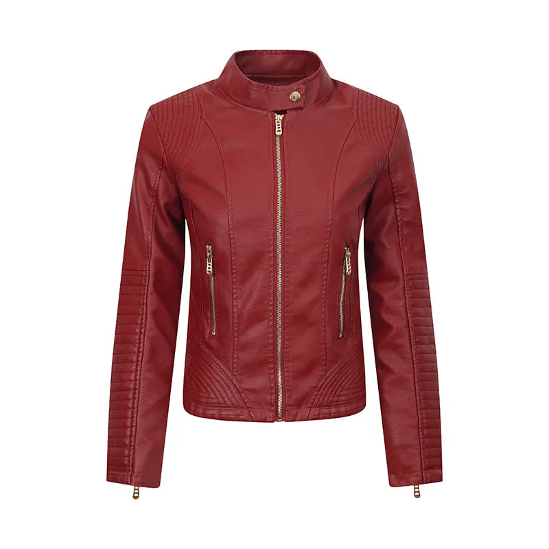 Fashion Best-seller Leather Jacket Coat Women