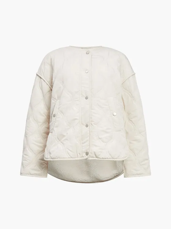 French Connection Aris Quilted Jacket - Cream