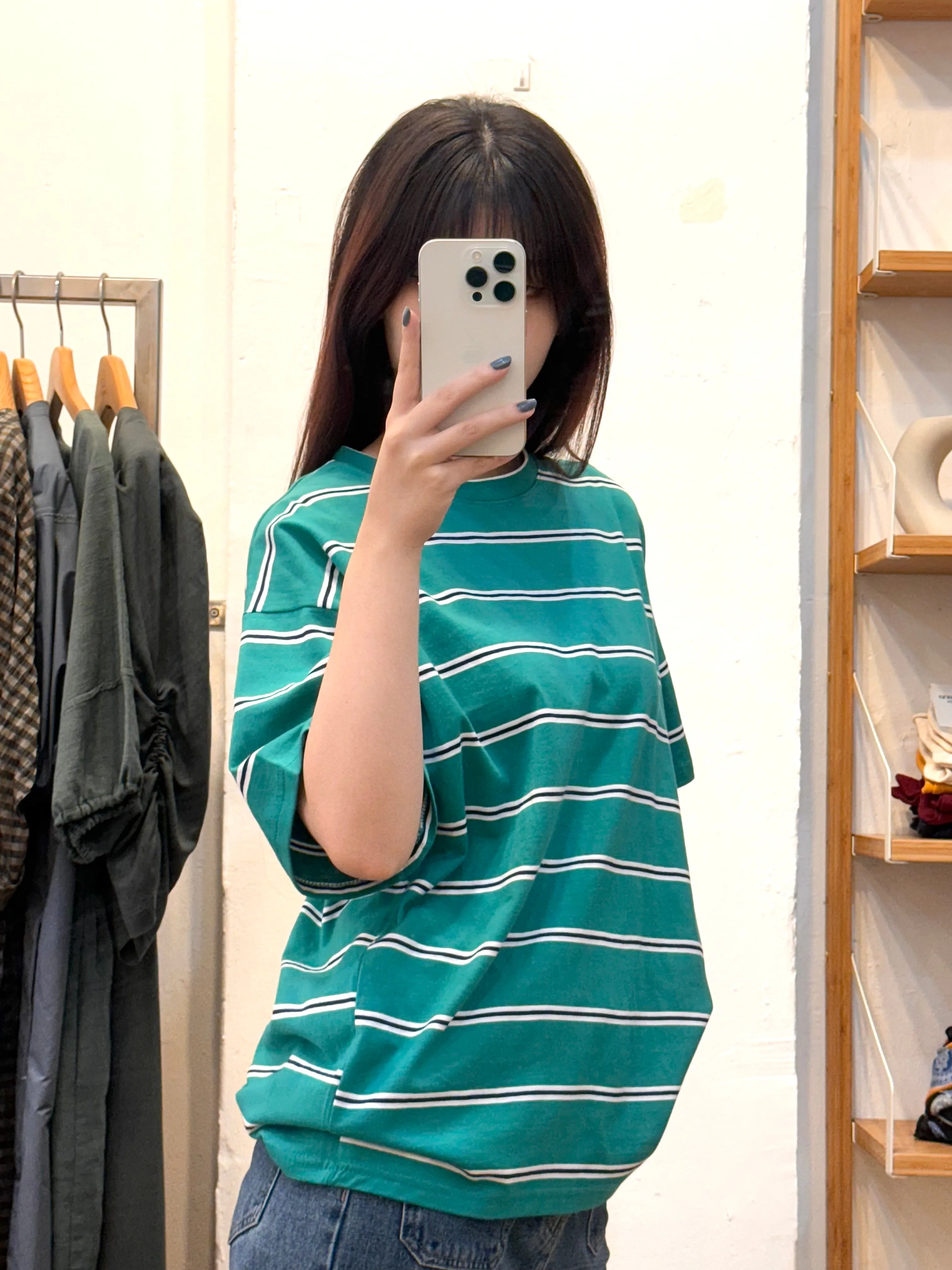 Green Stripe Classic T-shirt