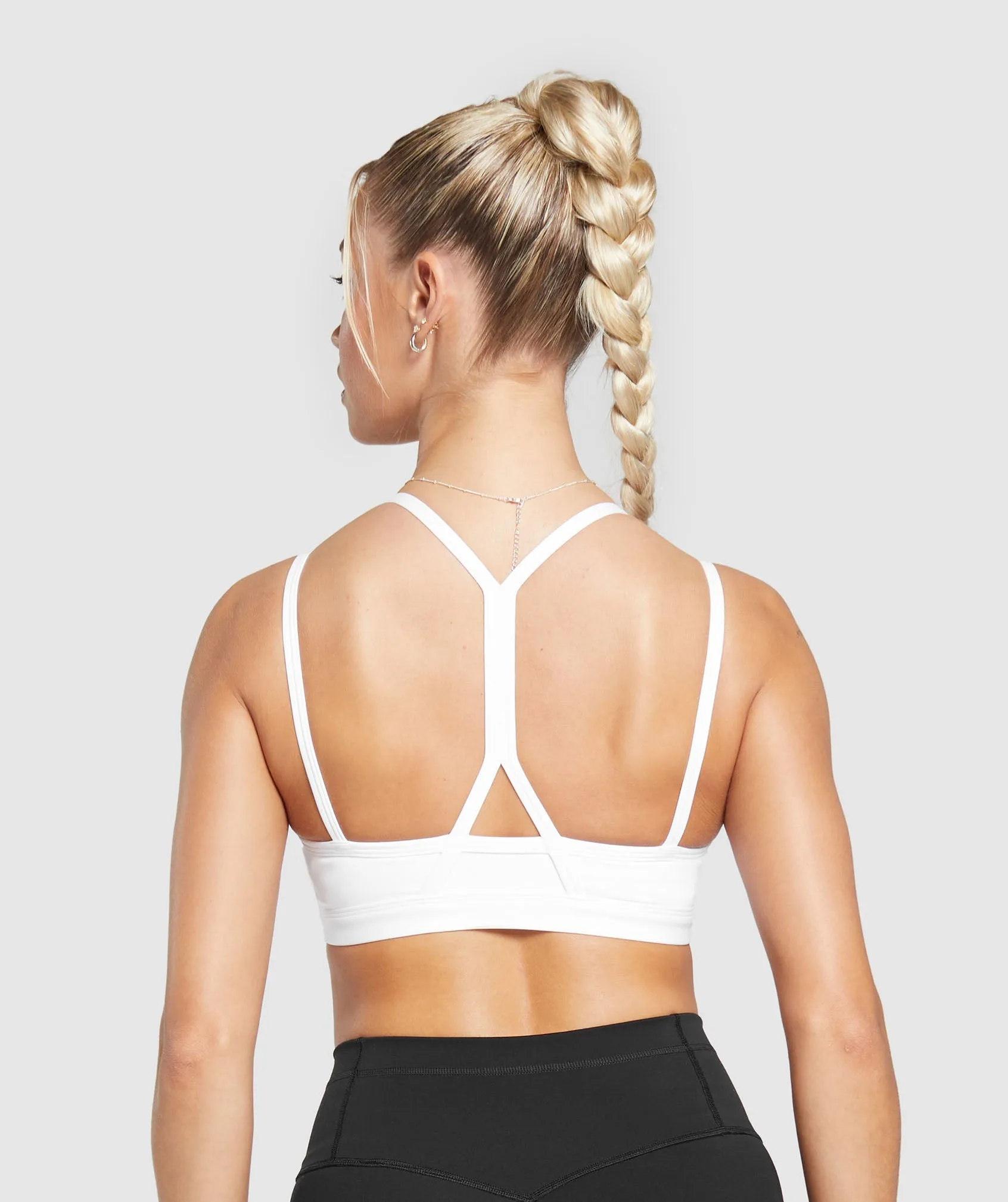 Gymshark Strap Feature Sports Bra - White