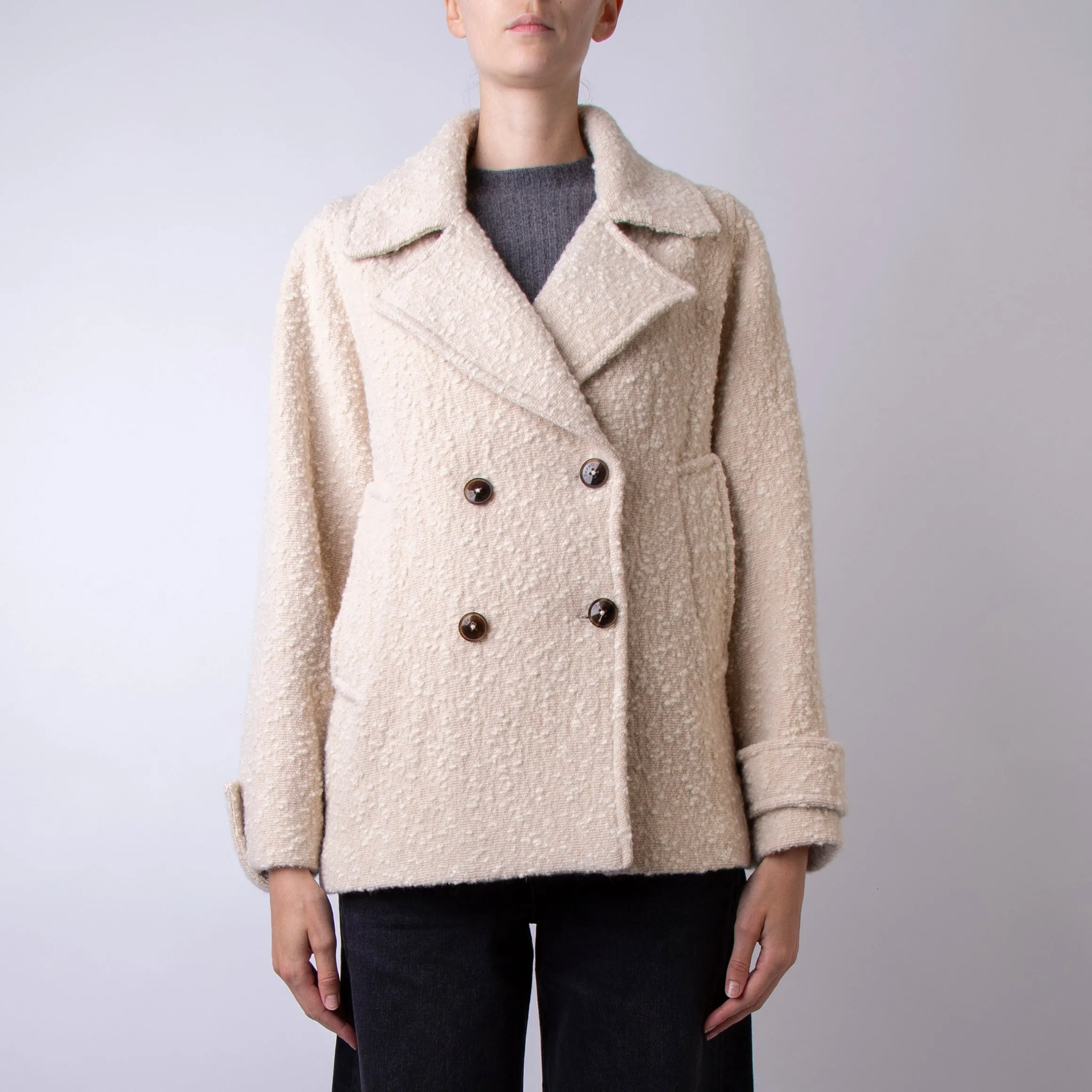 HERNO COAT CA000541D 33433R 1911 CREAM