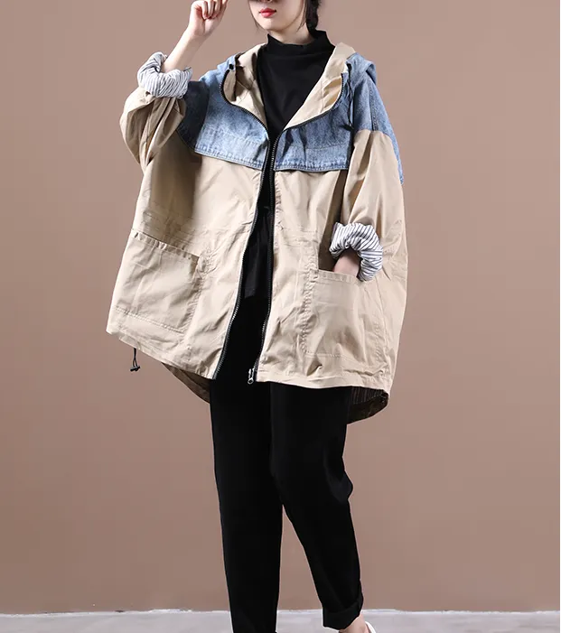 Hooded Women Casual Parka Plus Size Fall Coat Jacket JT200945