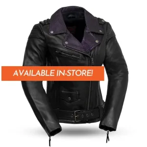 Iris - Women's Motorcycle Leather Jacket - Extreme Biker Leather