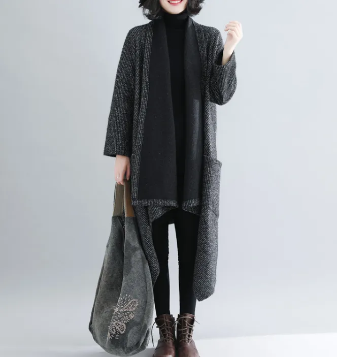 Irregular Women Casual Cloak Plus Size Fall Coat Jacket JT200945