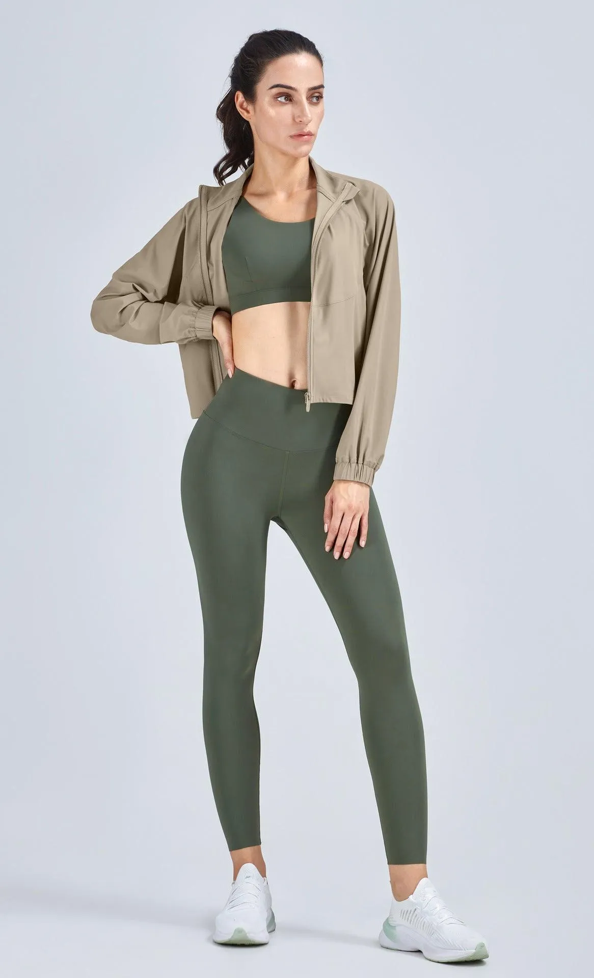 Loose Casual Workout Clothes Long-sleeved Jacket