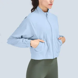 Loose Casual Workout Clothes Long-sleeved Jacket