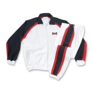 MAR-367 | White Black Red Tracksuit Sports Uniform