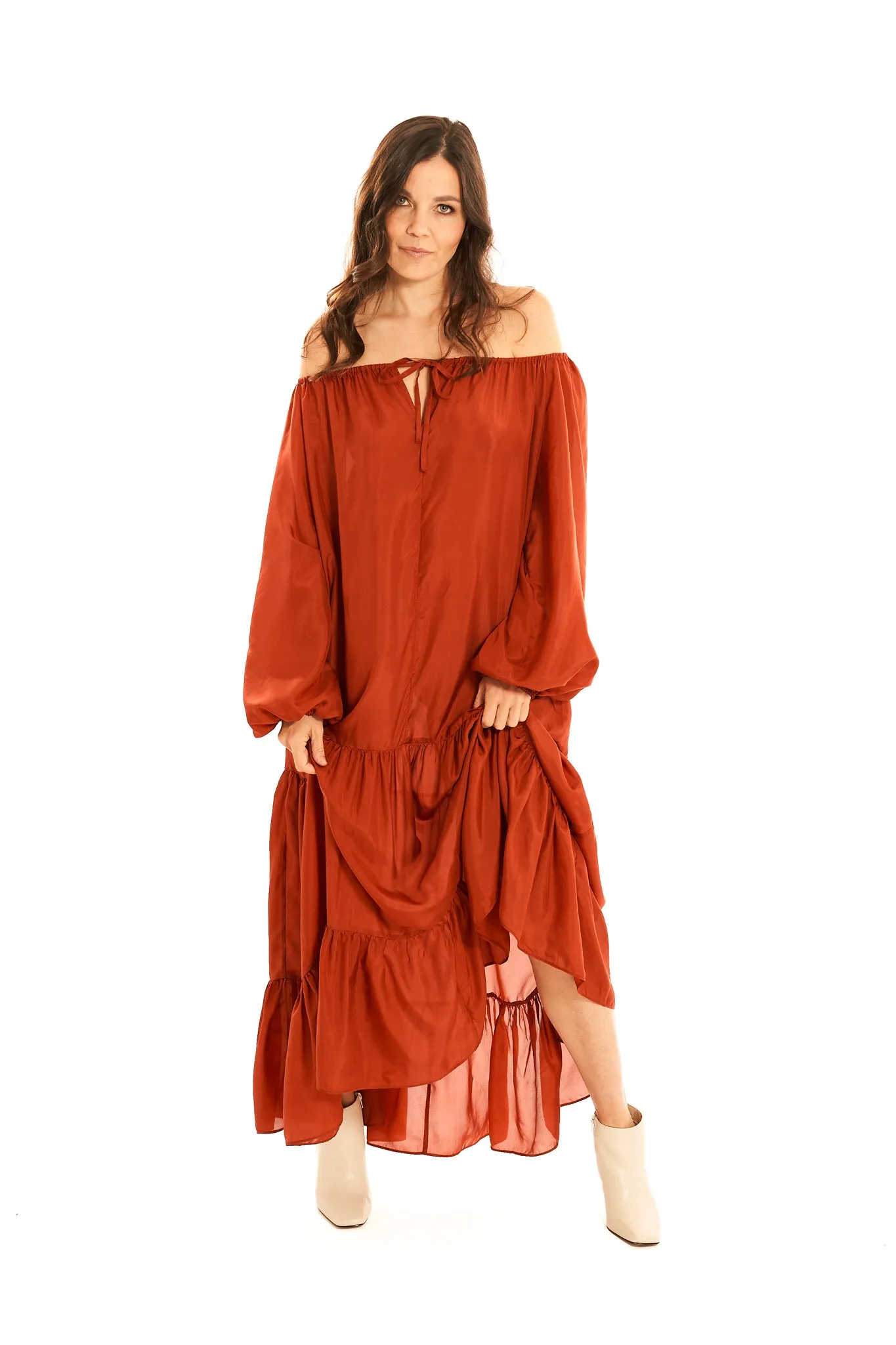 Olesia Silk Dress