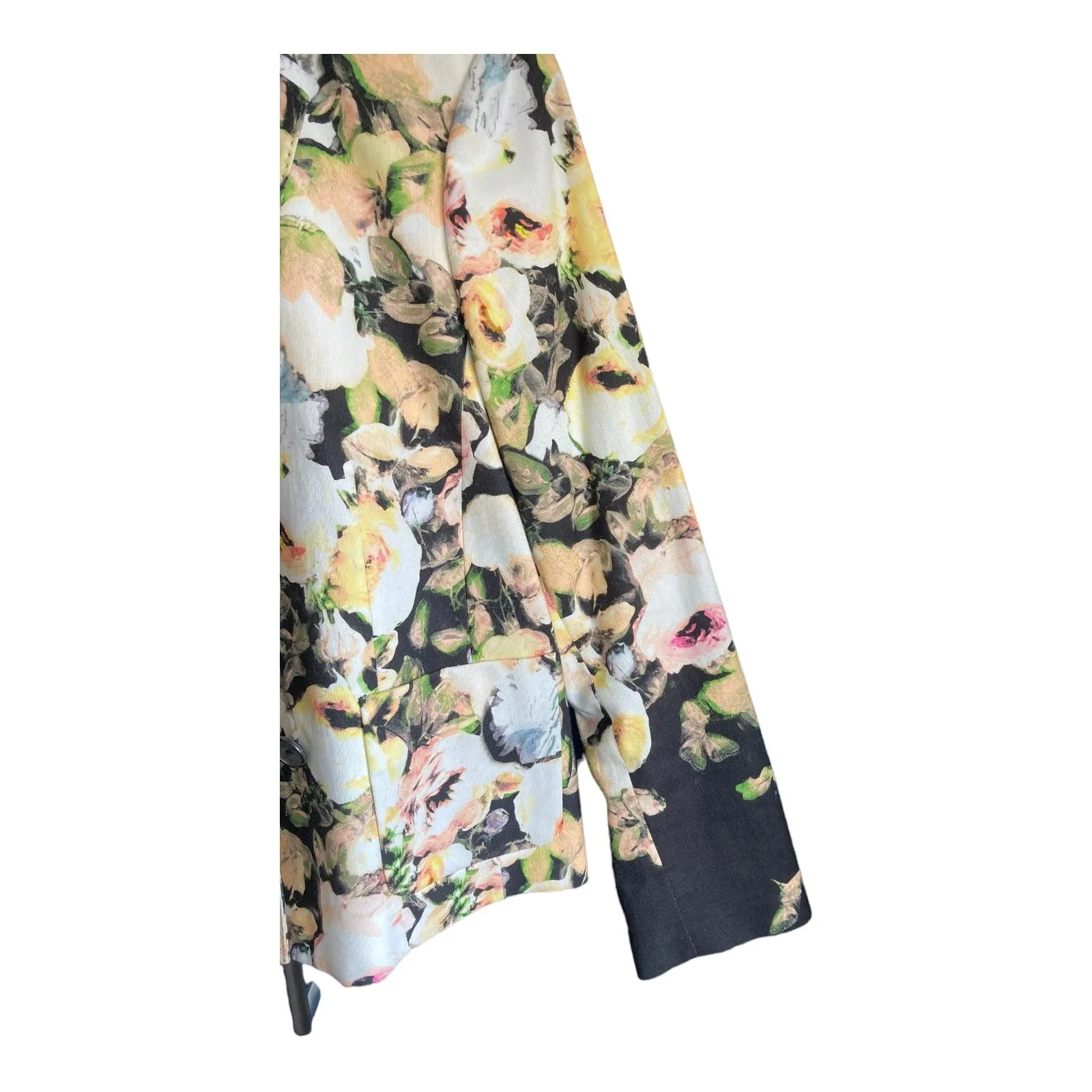 Paul Smith Black Label Cotton Floral Multi-Coloured Long Sleeved Jacket UK Size 12