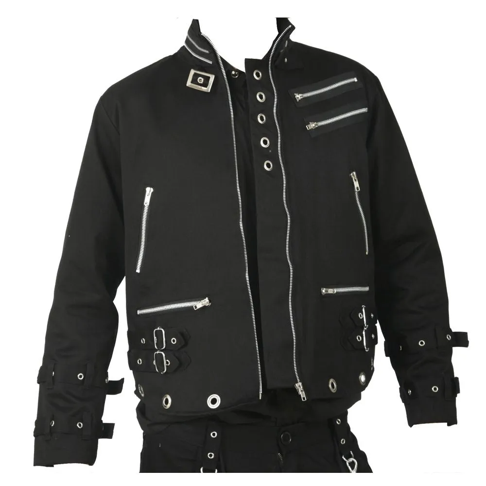 Punk Eyelet Goth Jacket