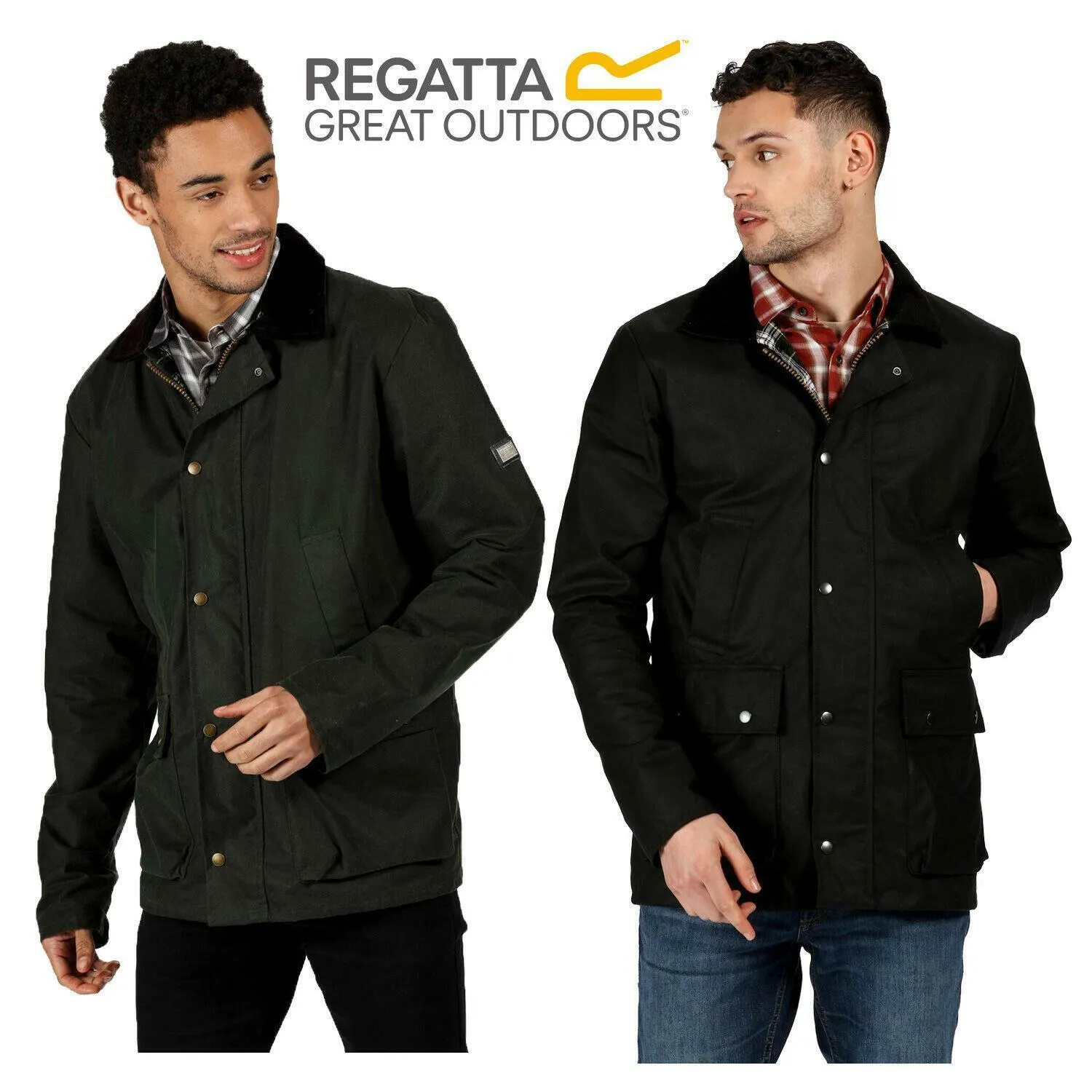 Regatta Mens Country Water Repellent Collared Full Zip Classic Coat