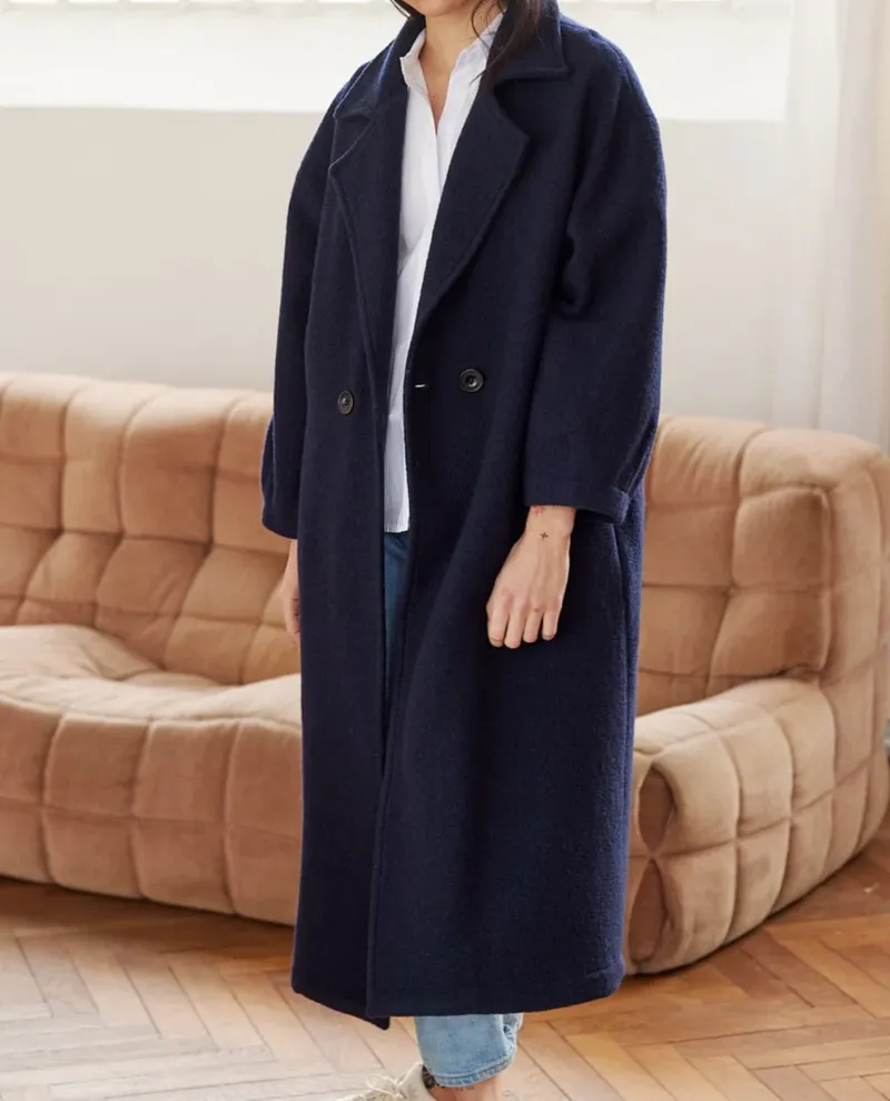 Sacre Coeur Monk Navy long Coat