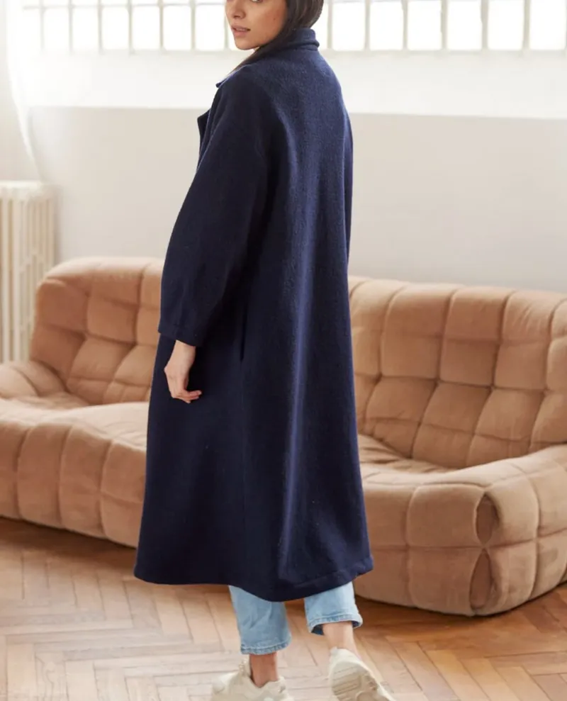 Sacre Coeur Monk Navy long Coat