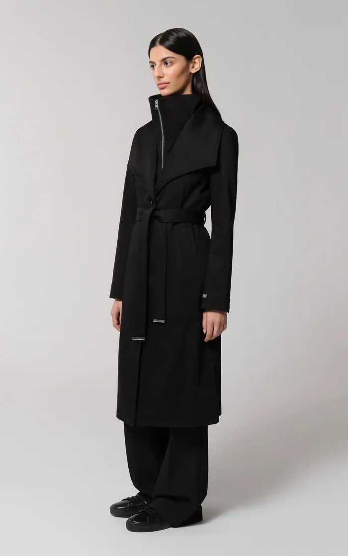 SOIA&KYO ILANA-T - Slim-Fit Trench With Bib Collar