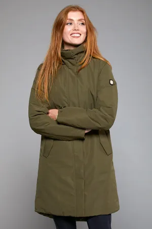 Toggi Cedar long Waterproof coat in Khaki by Toggi