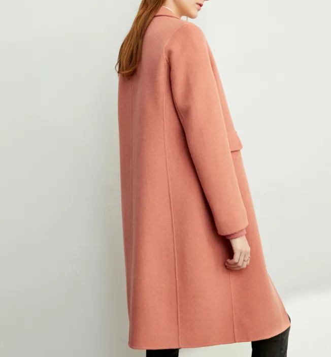 Women Coat Mid-Length Winter Wool Coat Jacket/0959