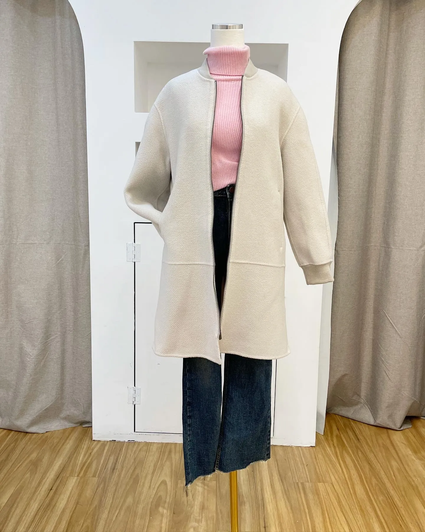 Wool casual coat